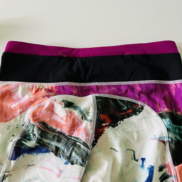LULULEMON ATHLETICA Pigment Wave Multi Black Plum Speed Tight III Leggings- US 6 - Picture 5 of 8
